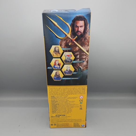 DC Aquaman The Lost Kingdom Black Manta 12" Action Figure Spinmaster - Picture 3 of 9